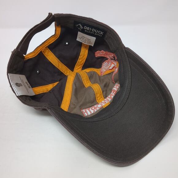 Kenworth Strapback Baseball Cap Brown One Size Adjustable Embroidered Dri-Duck - Picture 7 of 10
